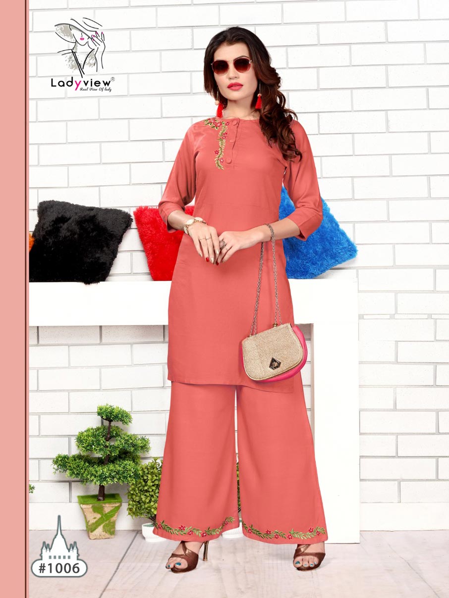 Ladyview Plazzo Point Rayon Kurtis Catalog Ladyview Plazzo Point Rayon Kurtis Catalog